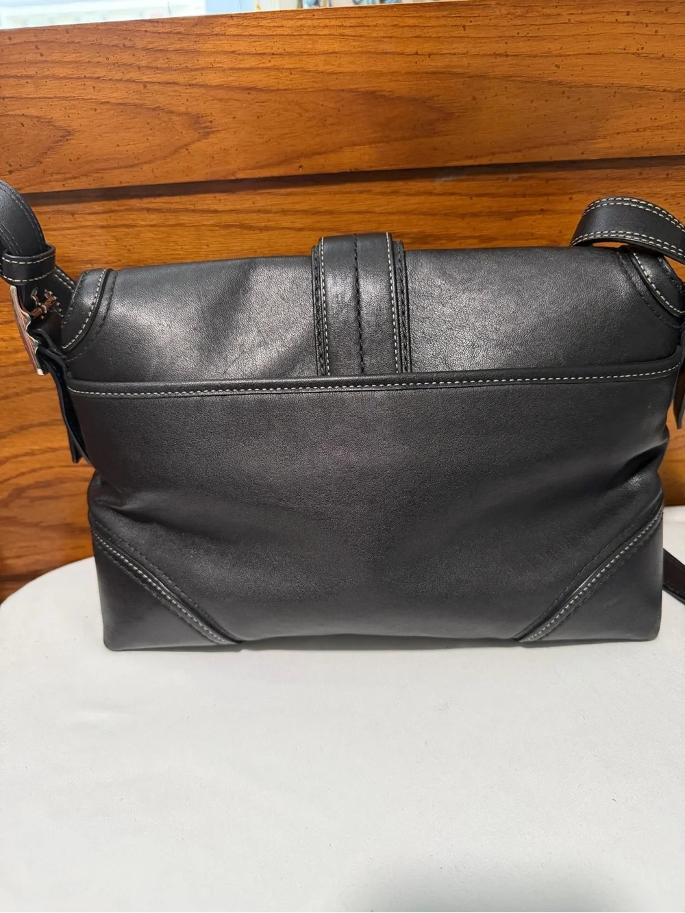 Coach sleek black